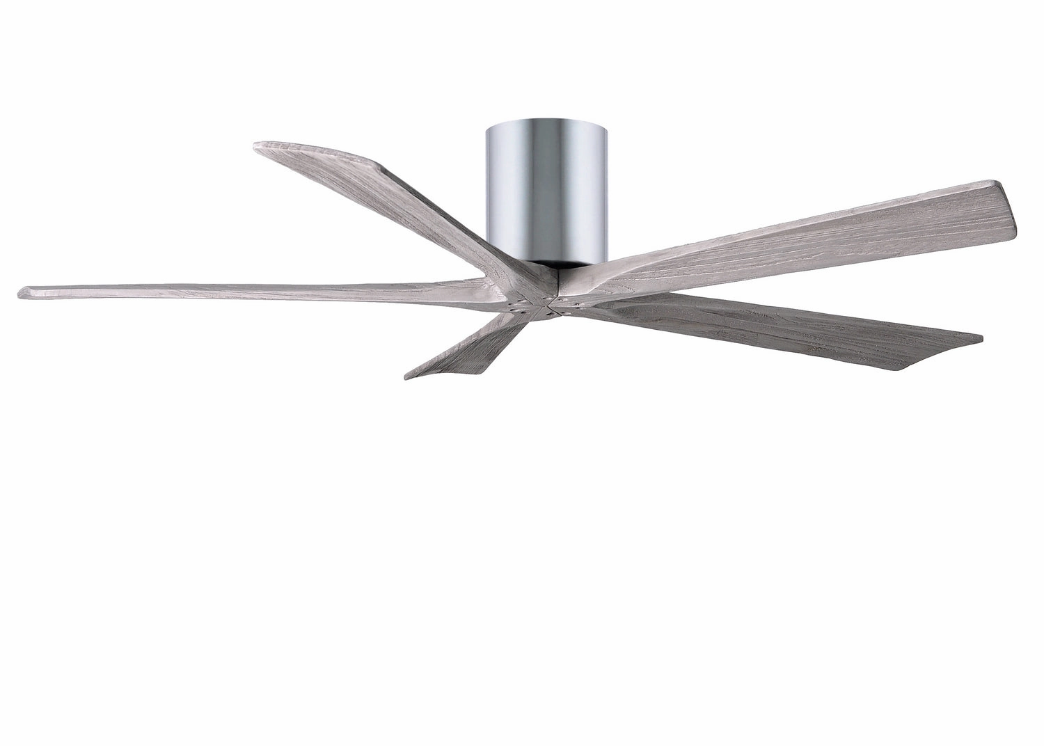 Irene-5H 60"Ceiling Fan Polished Chrome quiet and compact hugger fans