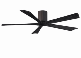 Irene-5H 60"Ceiling Fan Textured Bronze quiet and compact hugger fans