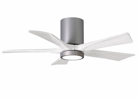 Irene-5HLK 42"Ceiling Fan Brushed Nickel quiet and compact hugger fans