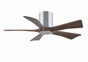 Irene-5HLK 42"Ceiling Fan Polished Chrome quiet small fans for desk or nightstand