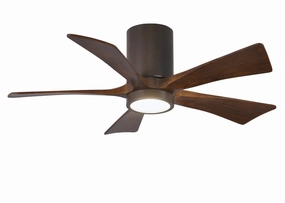 Irene-5HLK 42"Ceiling Fan Textured Bronze quiet and compact hugger fans