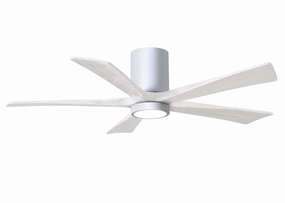Irene-5HLK 52"Ceiling Fan Gloss White oscillating electric fans for full room circulation