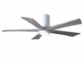 Irene-5HLK 52"Ceiling Fan Gloss White quiet and compact hugger fans