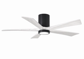 Irene-5HLK 52"Ceiling Fan Matte Black quiet and compact hugger fans
