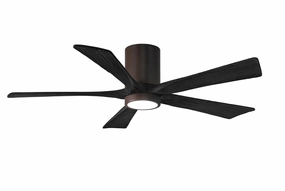 Irene-5HLK 52"Ceiling Fan Textured Bronze quiet and compact hugger fans