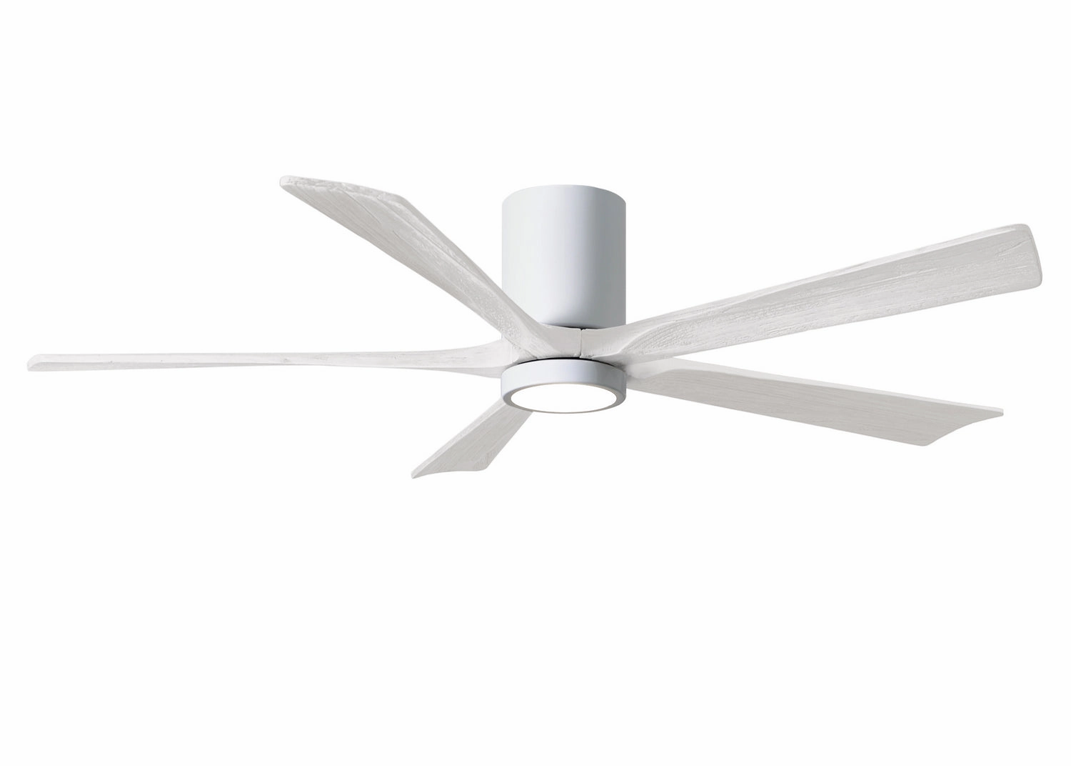 Irene-5HLK 60"Ceiling Fan Gloss White compact medium fans for desks and counters