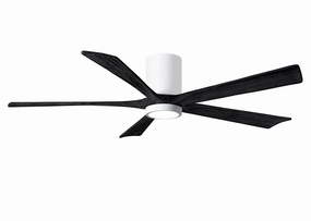 Irene-5HLK 60"Ceiling Fan Gloss White portable medium fans with handle design