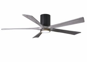 Irene-5HLK 60"Ceiling Fan Matte Black sleek design electric fans for modern homes