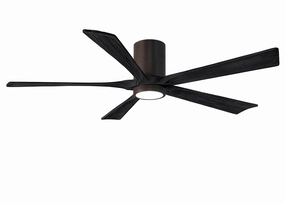 Irene-5HLK 60"Ceiling Fan Textured Bronze quiet and compact hugger fans