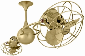 Italo Ventania 53"Ceiling Fan Brushed Brass mini handheld fan for personal travel use