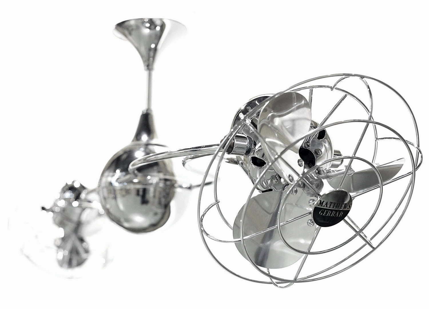 Italo Ventania 53"Ceiling Fan Polished Chrome stylish medium fans for contemporary homes