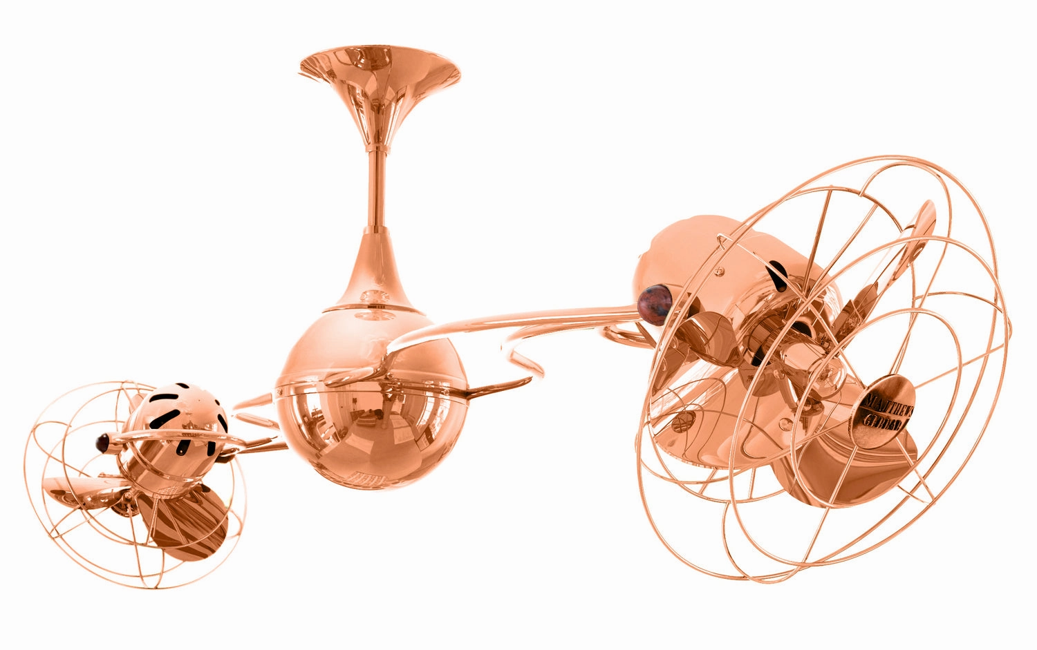 Italo Ventania 53"Ceiling Fan Polished Copper