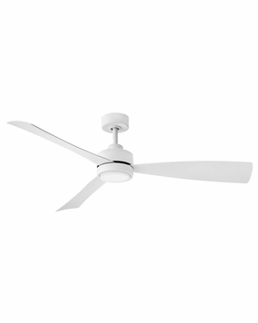 Iver 56" Ceiling Fan Matte White outdoor exterior fans for patio cooling
