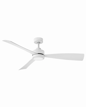 Iver 56" Ceiling Fan Matte White outdoor exterior fans for patio cooling