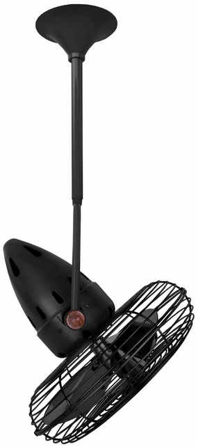 Jarold Direcional 16"Ceiling Fan Matte Black reliable fans for apartment and office
