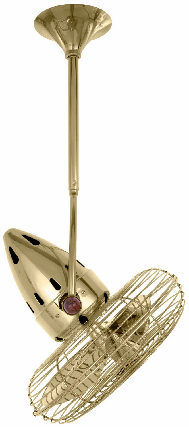 Jarold Direcional 16"Ceiling Fan Polished Brass