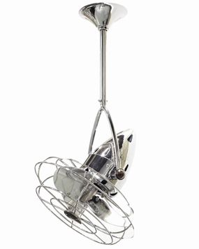 Jarold Direcional 16"Ceiling Fan Polished Chrome quiet small fans for desk or nightstand