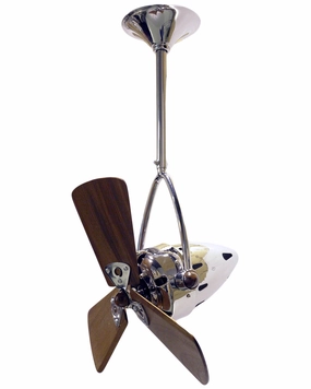 Jarold Direcional 16"Ceiling Fan Polished Chrome quiet small fans for desk or nightstand