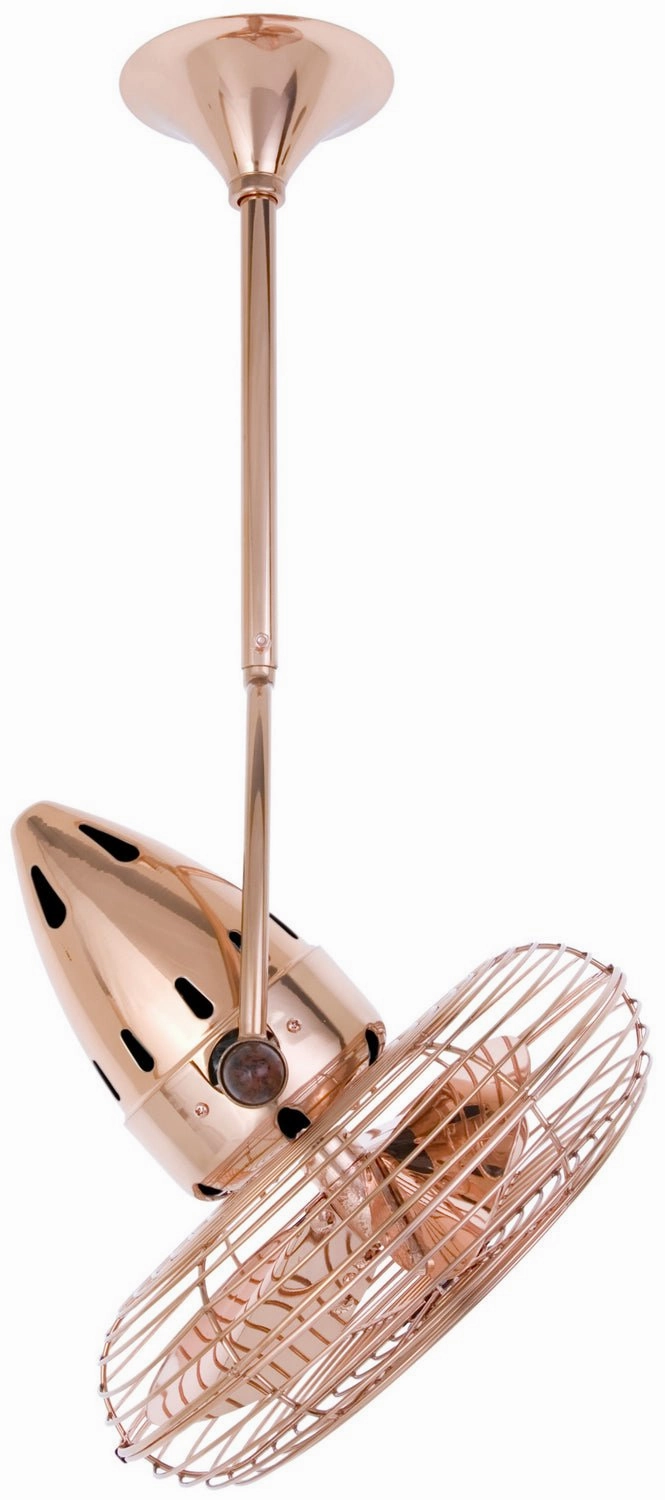 Jarold Direcional 16"Ceiling Fan Polished Copper