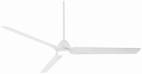Java Xtreme 84 84"Ceiling Fan White lightweight fans for moving around easily