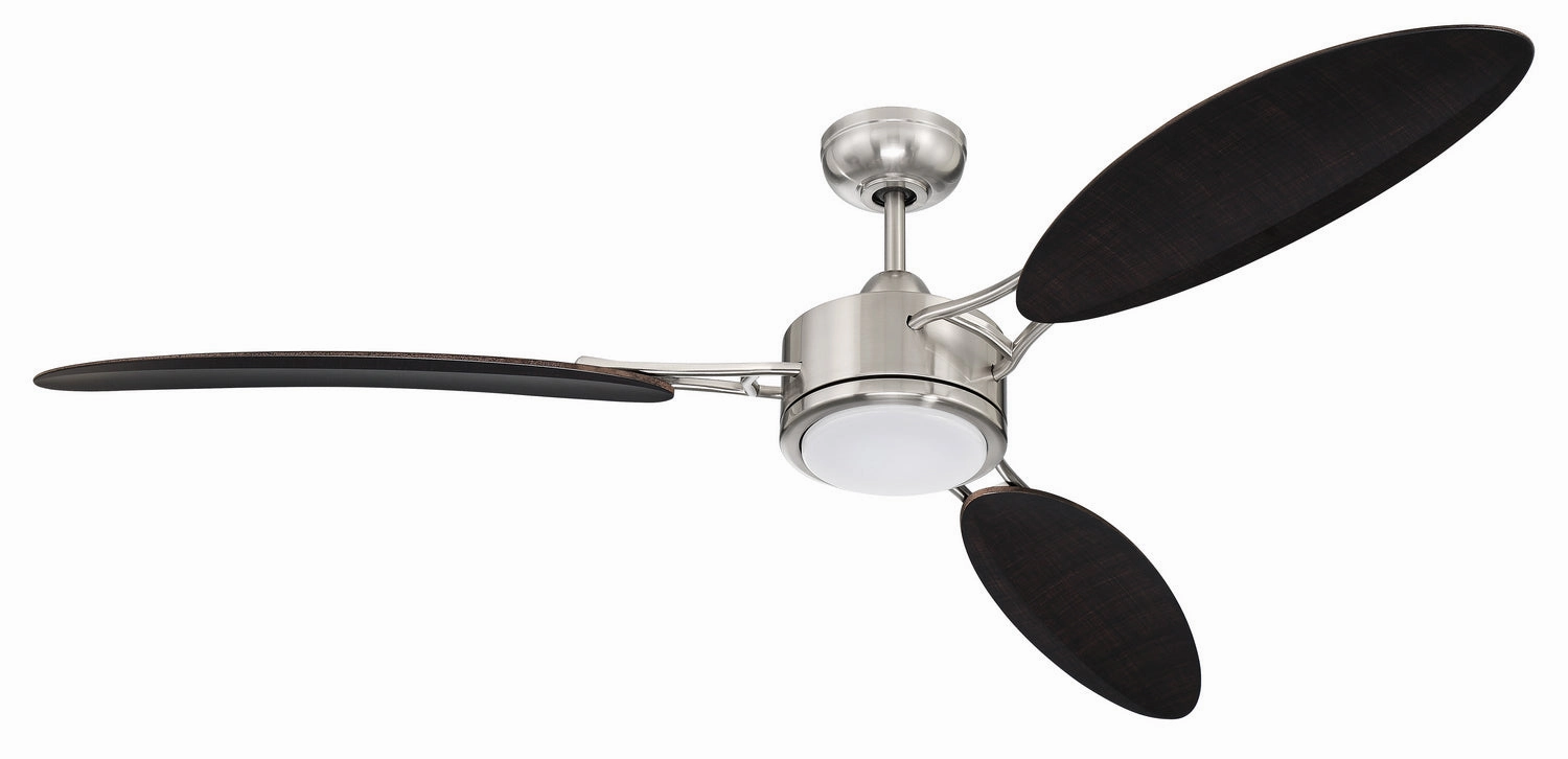 Journey 64"Ceiling Fan Brushed Polished Nickel