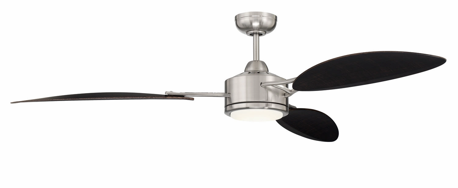 Journey 64"Ceiling Fan Brushed Polished Nickel