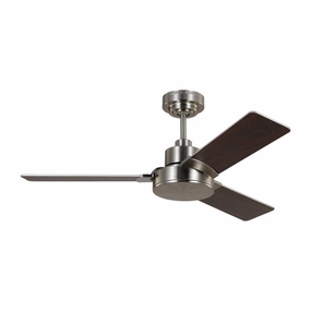 Jovie 44" Ceiling Fan Brushed Steel indoor electric fans with remote control