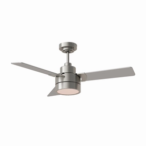 Jovie 44" Ceiling Fan Brushed Steel small electric fans for personal cooling