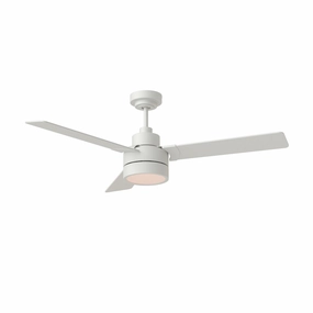 Jovie 52" Ceiling Fan Matte White energy-efficient medium fans with remote