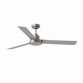 Jovie 58" Ceiling Fan Brushed Steel home fans with built-in timer settings