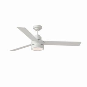 Jovie 58" Ceiling Fan Matte White outdoor exterior fans for patio cooling