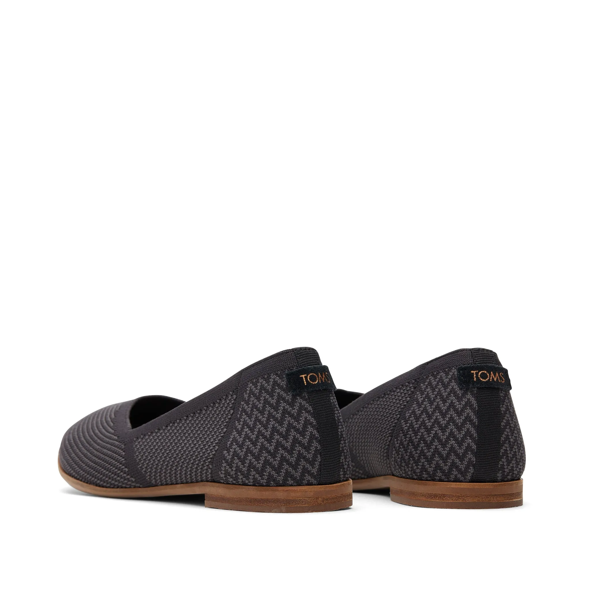 Jutti Neat Black Knit Flat