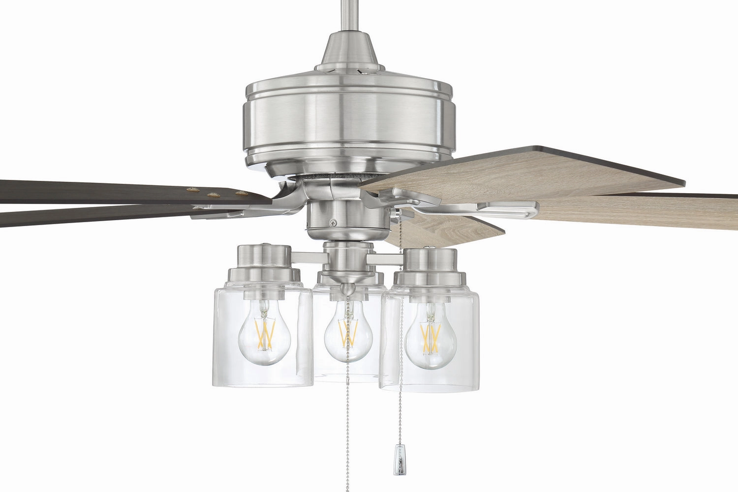 Kate 52" Ceiling Fan Brushed Polished Nickel