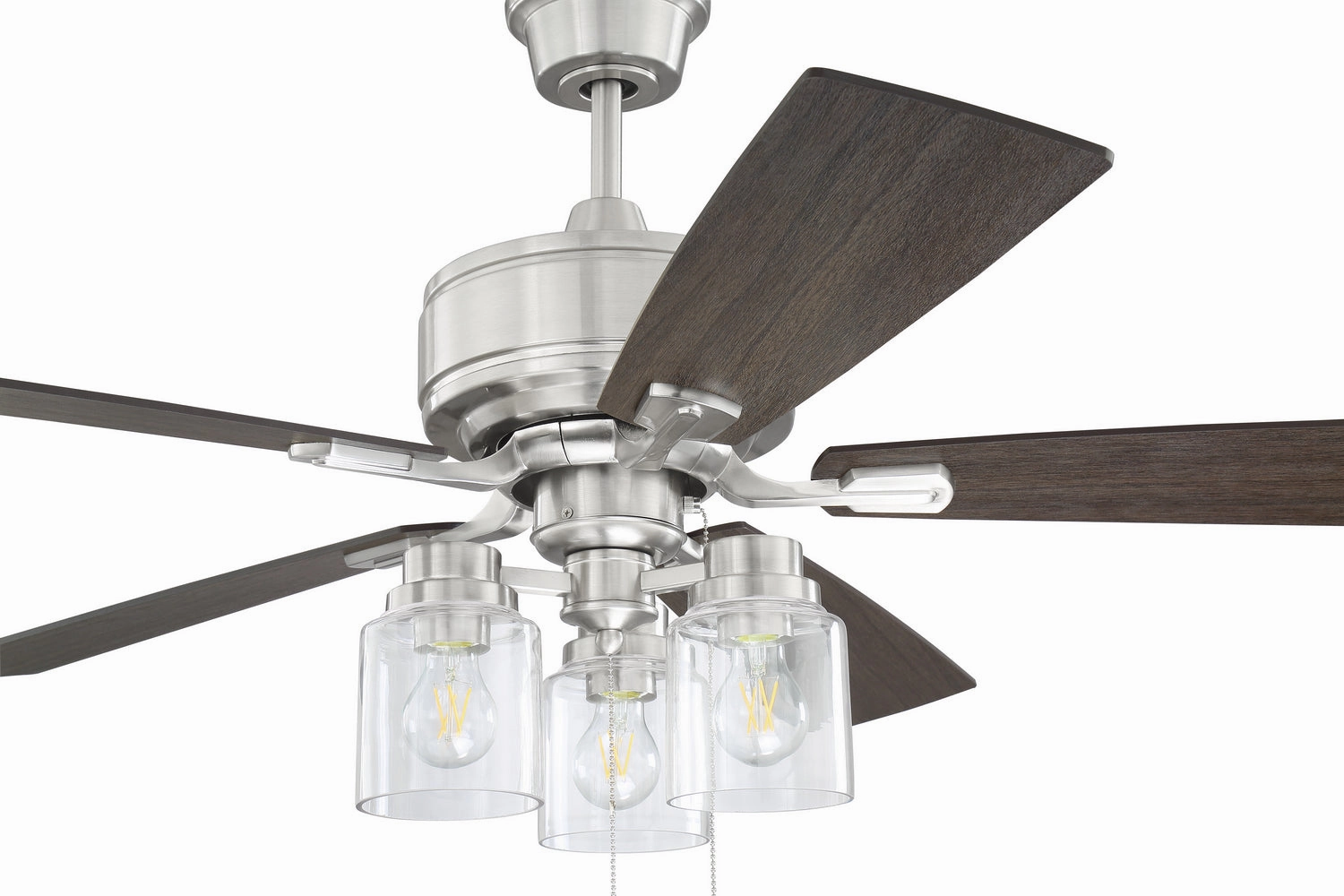 Kate 52" Ceiling Fan Brushed Polished Nickel