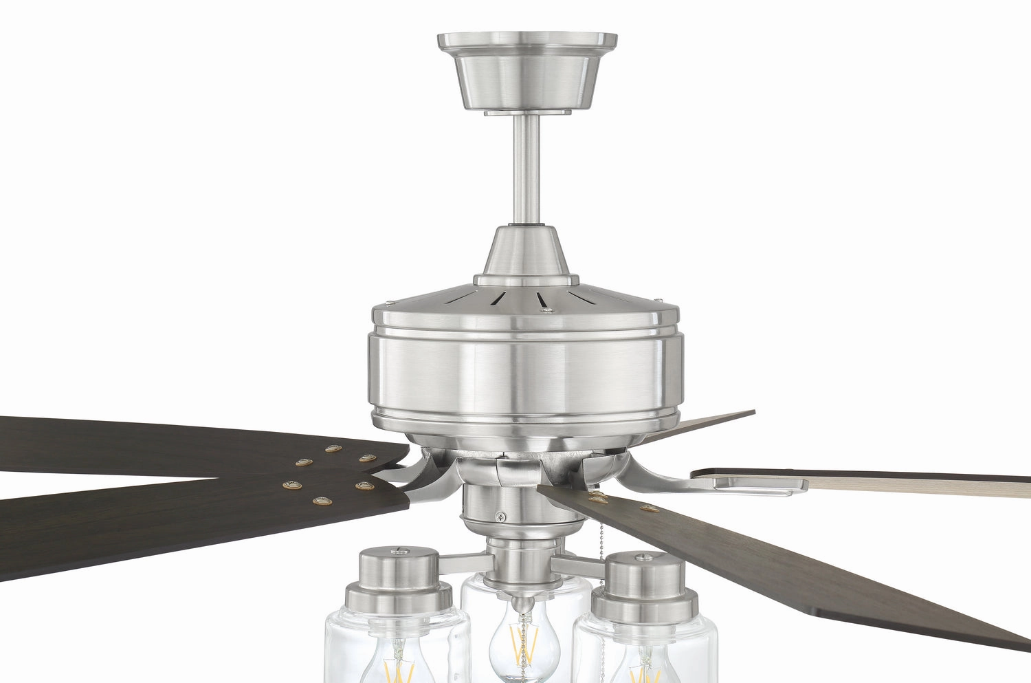 Kate 52" Ceiling Fan Brushed Polished Nickel
