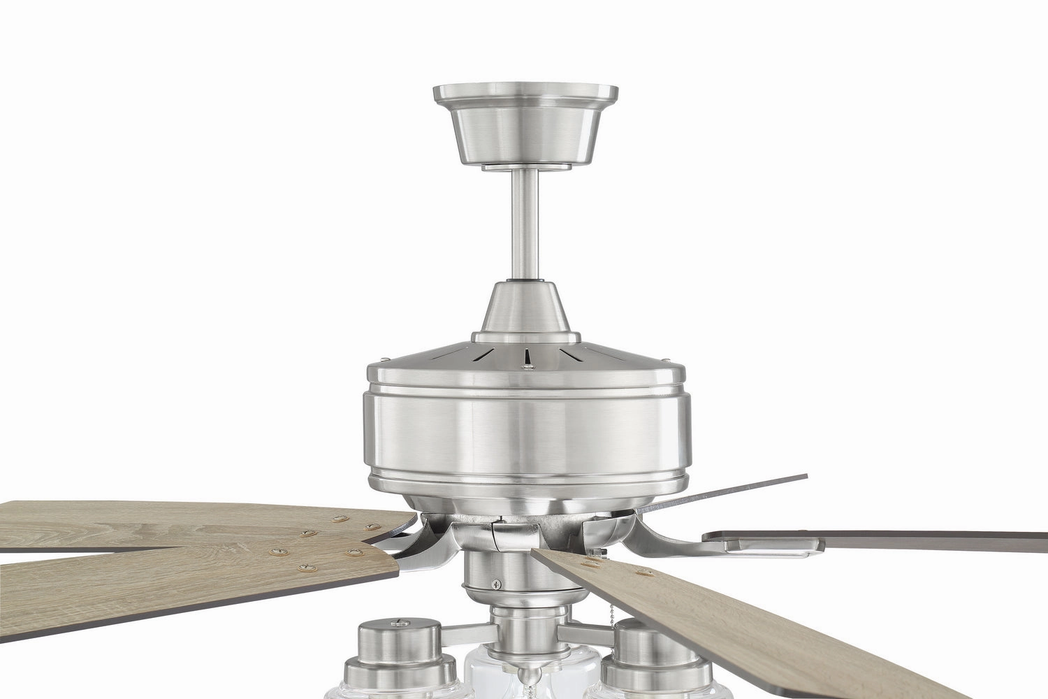 Kate 52" Ceiling Fan Brushed Polished Nickel