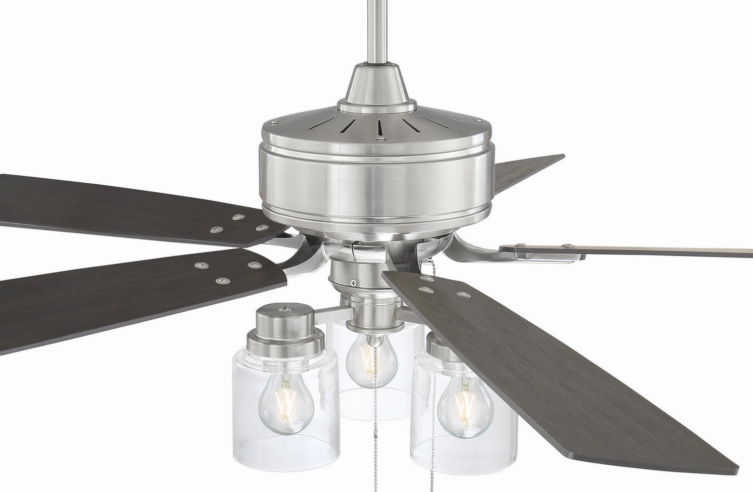 Kate 52" Ceiling Fan Brushed Polished Nickel