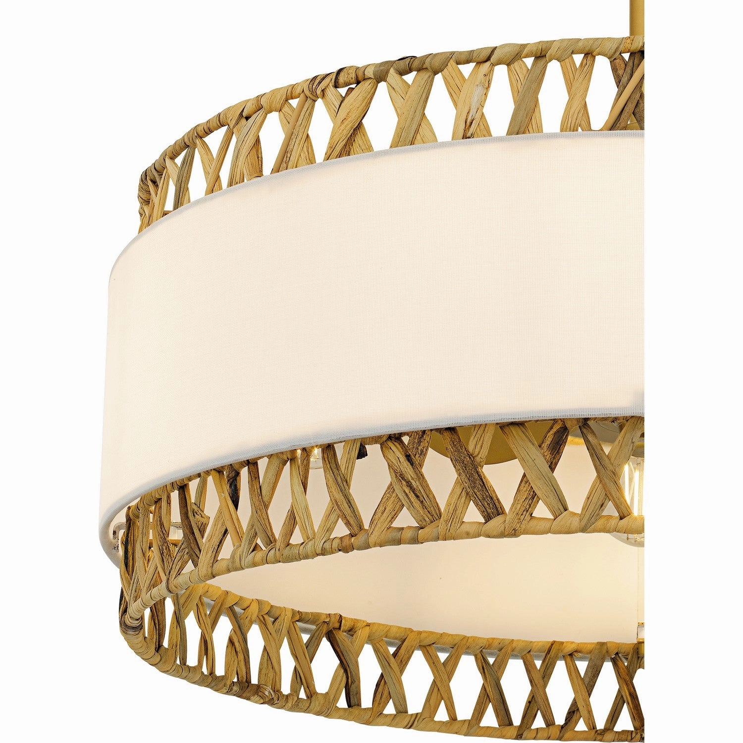 Kate Four Light Fan Light Brushed Gold