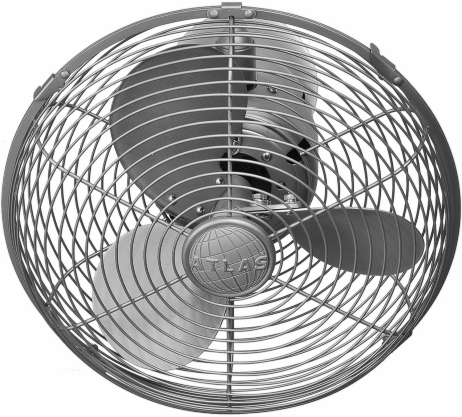 Kaye 13"Wall Fan Brushed Nickel quiet small fans for desk or nightstand