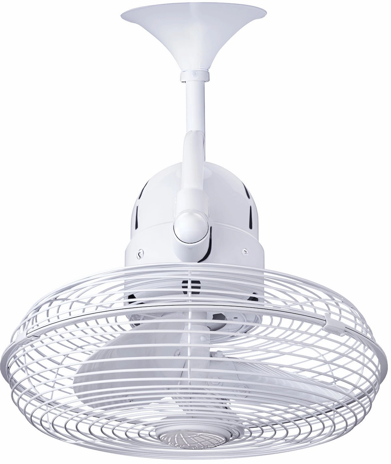 Kaye 13"Wall Fan Gloss White