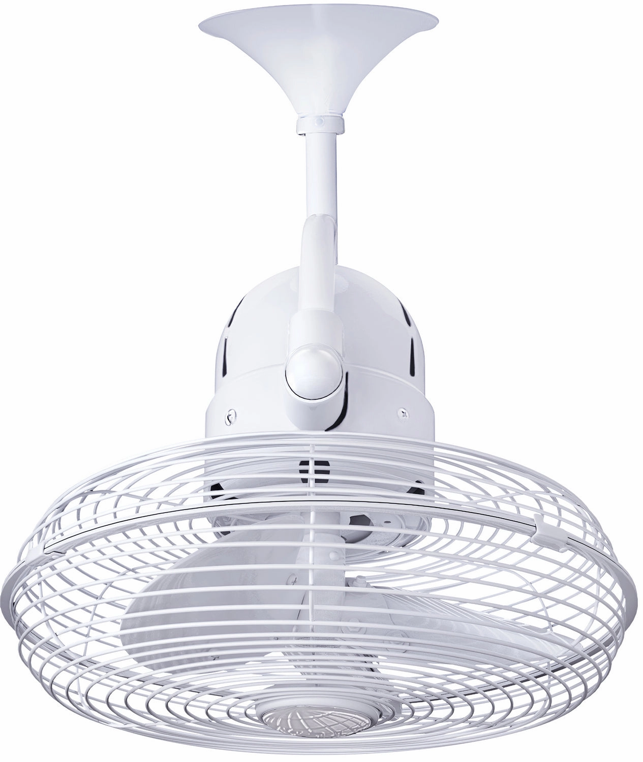 Kaye 13"Wall Fan Gloss White