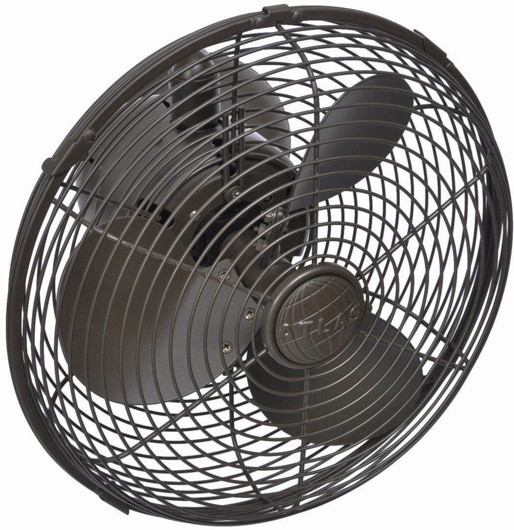 Kaye 13"Wall Fan Textured Bronze