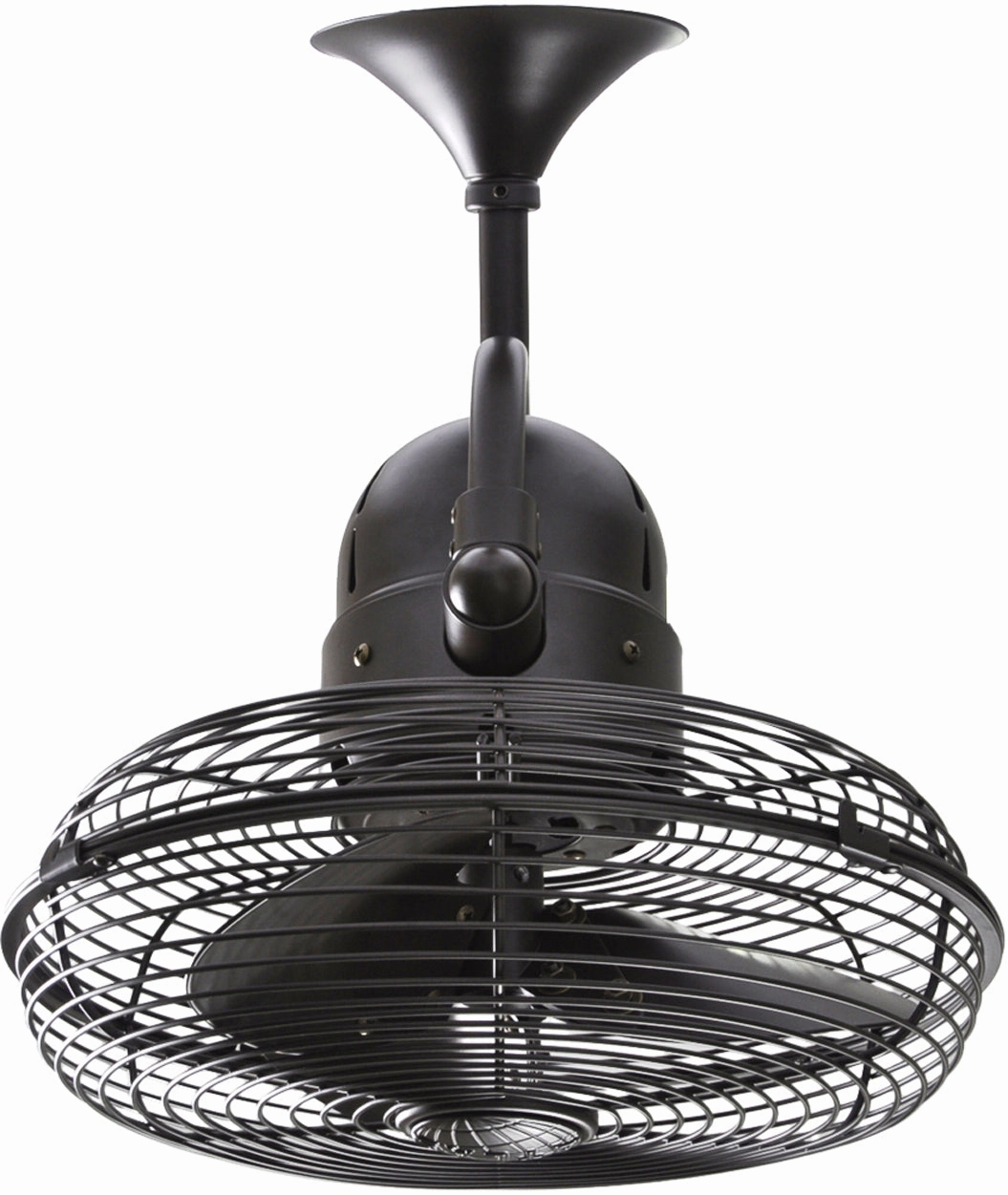Kaye 13"Wall Fan Textured Bronze