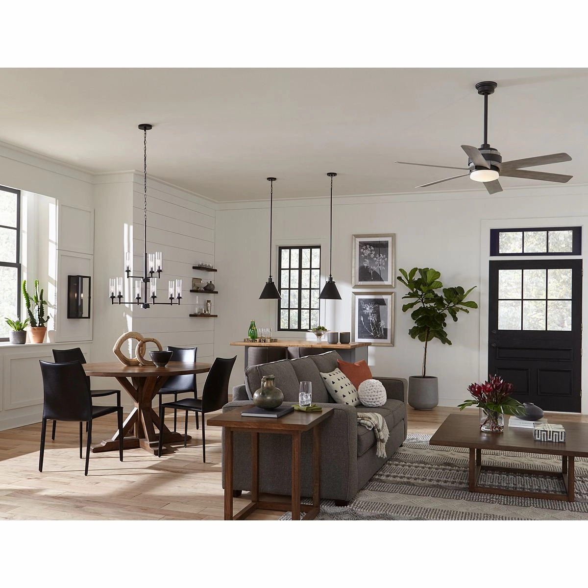 Kaysville 56"Ceiling Fan Graphite