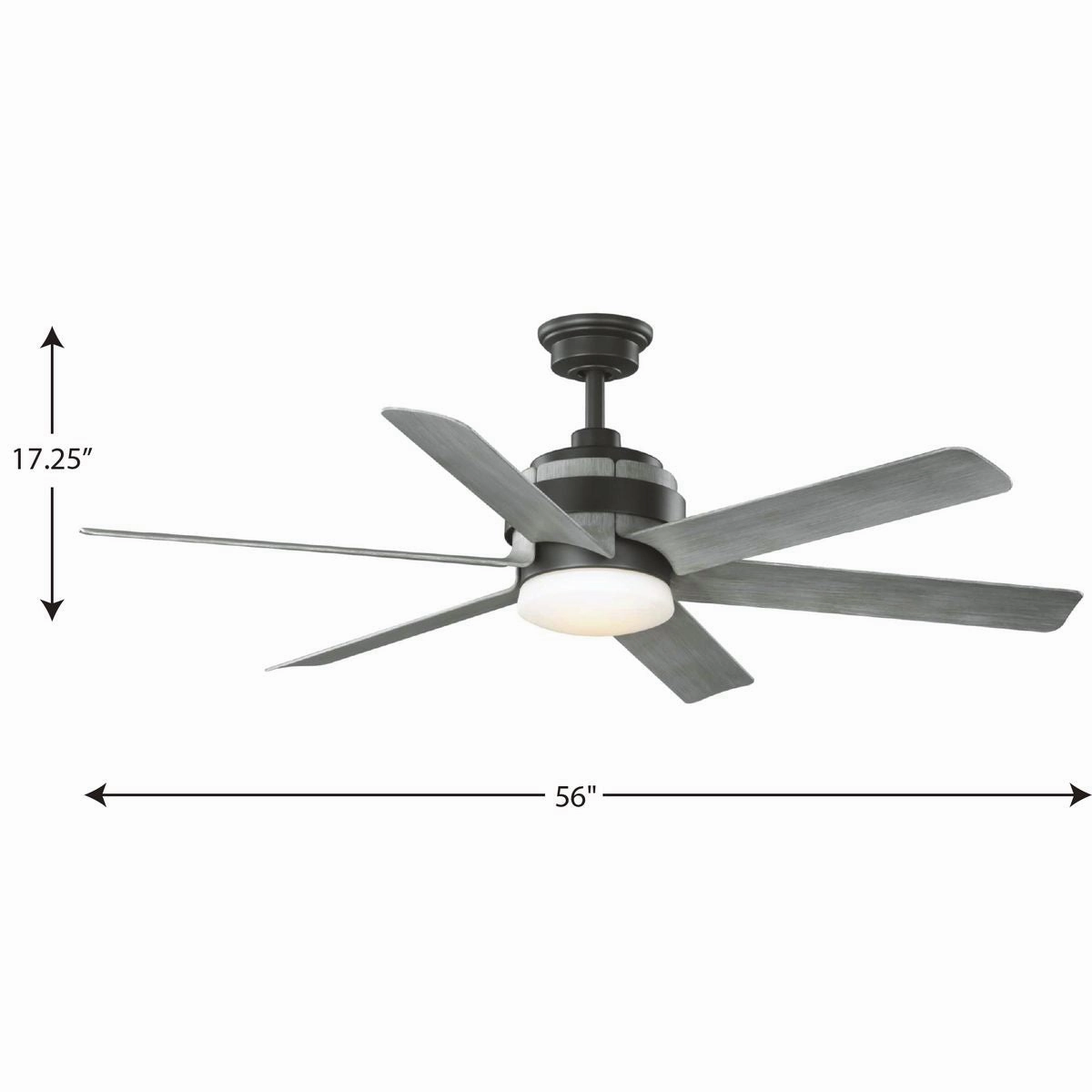 Kaysville 56"Ceiling Fan Graphite