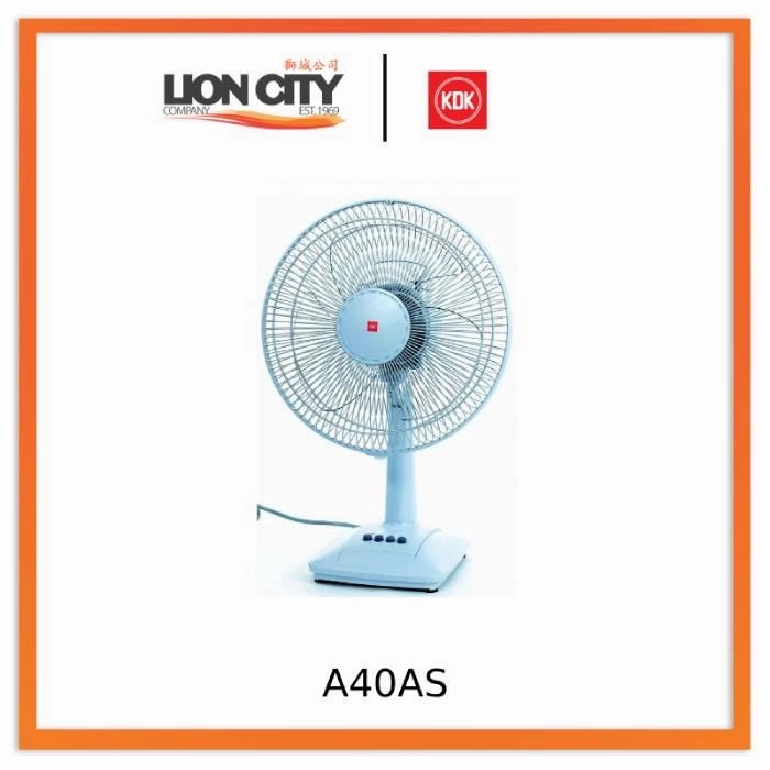 KDK A40AS 40cm Table Fan (Pre-Order)- Silver Blue / Silver Gray standard all-purpose electric cooling fans