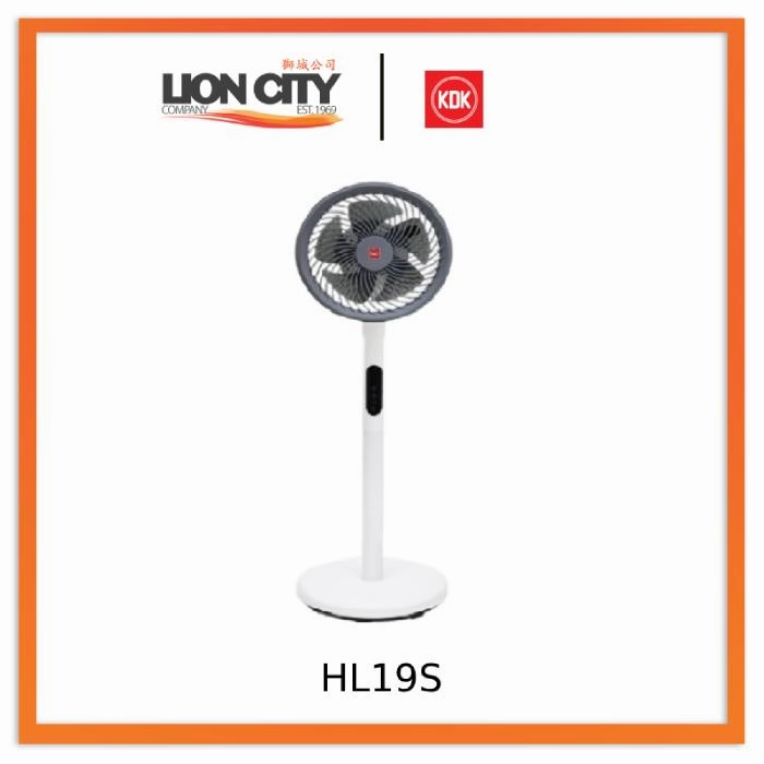 KDK HL19S DC Stand Fan 7.5" (19cm) standard all-purpose electric cooling fans