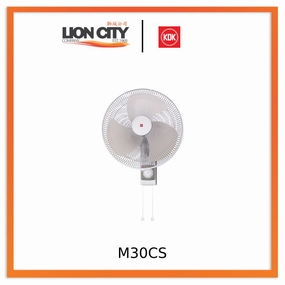KDK M30CS Grey/Blue 30cm Wall Fan standard all-purpose electric cooling fans