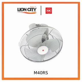 KDK M40RS Grey/Blue 40CM Orbital Fan (Pre-Order) standard all-purpose electric cooling fans