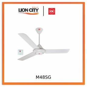 KDK M48SG White/Black Ceiling Fan standard all-purpose electric cooling fans